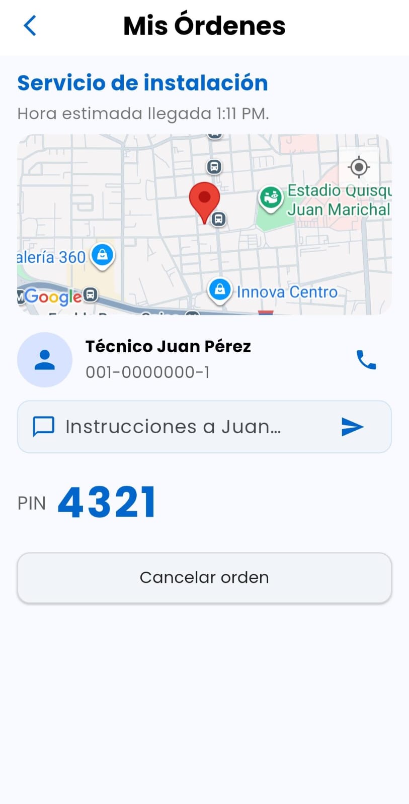 Cuenta del cliente